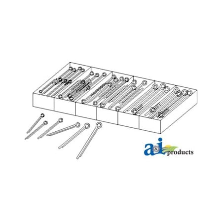 A & I Products Cotter Pin Pack 1" x4" x8" A-VLF3602